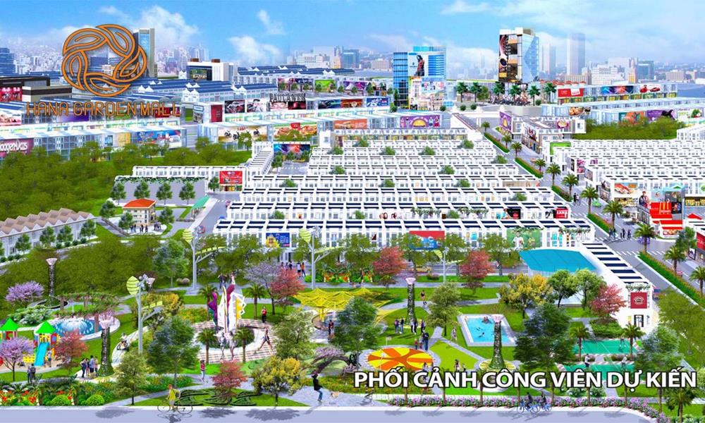 Phối cảnh công viên dự án Hana Garden Mall