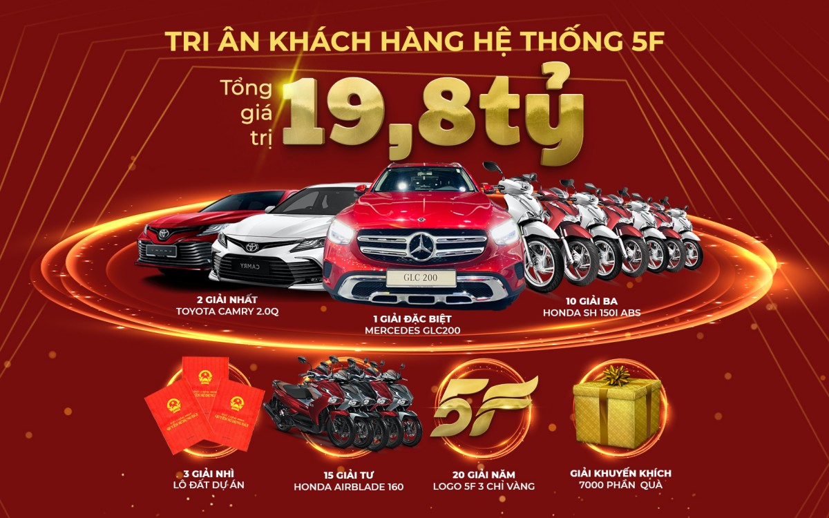 Chính sách tri ân khách hàng giao dịch với hệ thống 5F 